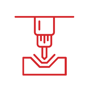 Bevel cutting icon