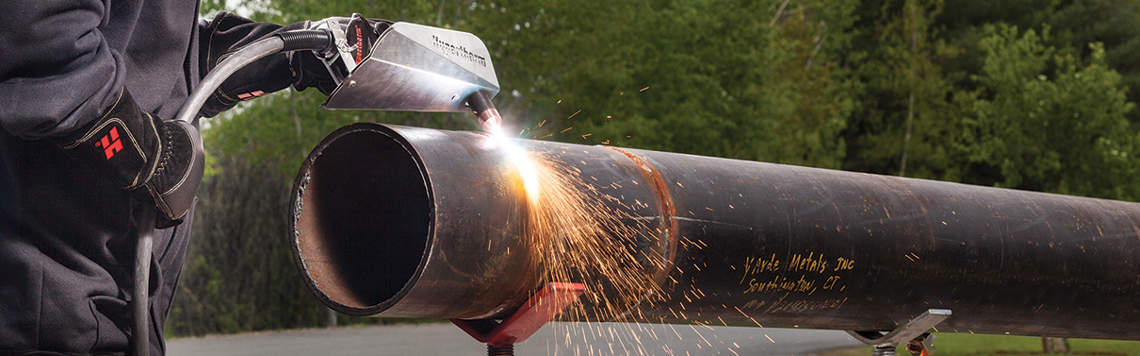 Plasma cutting - onsite mining repairs