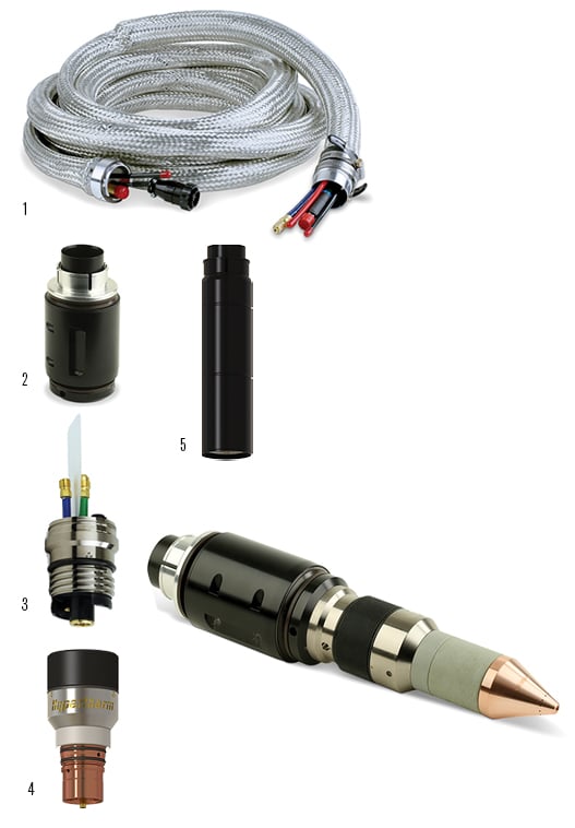 Robotic cutting parts