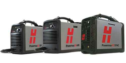 Powermax systems < 45 amps